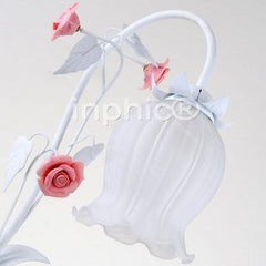 INPHIC-田園花草燈鐵藝簡約檯燈客廳燈臥室床頭燈飾燈具