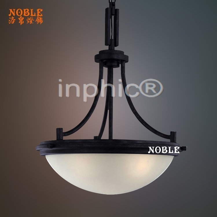 INPHIC-美式燈具簡約鐵藝吊燈 單頭餐吊燈 餐廳燈酒巴巴臺小吊燈L10