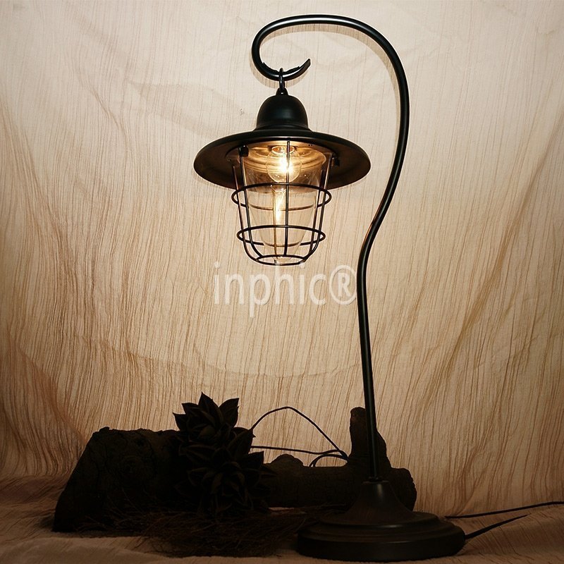 INPHIC-loft美式咖啡廳復古工業臥室 檯燈設計鐵藝檯燈學習taideng