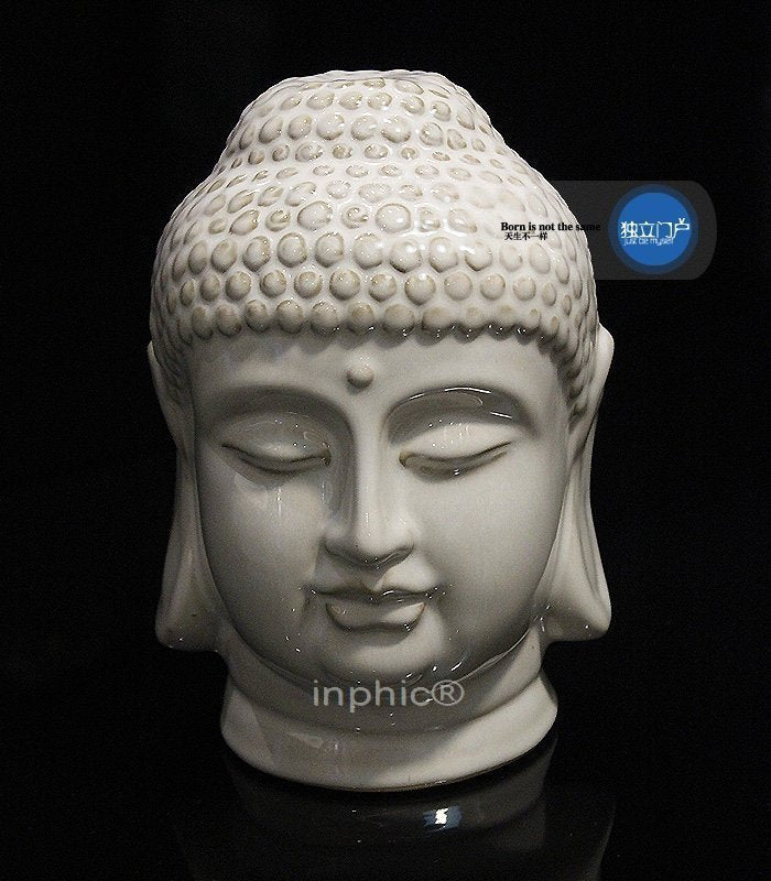 INPHIC-宗教 印度釋迦摩尼佛首禪意裝飾品擺飾 家居會所樣板房品味生活擺設