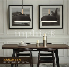 INPHIC-簡約現代餐廳書房酒吧咖啡館日式吊燈 鄉村臥室復古鋁材吊燈 大型