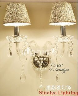 INPHIC-現代簡約創意K9水晶壁雙頭臥室燈餐廳燈走道燈陽檯燈壁燈具