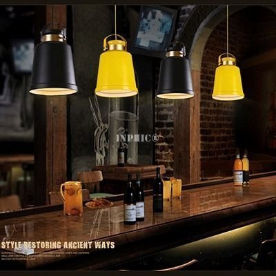 INPHIC-美式loft復古工業風吊燈咖啡館餐廳酒吧鐵藝仿古鍋蓋單頭臥室燈具 04