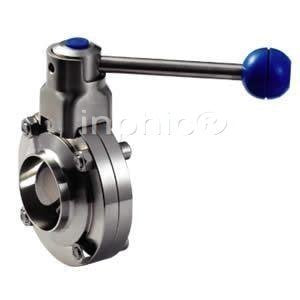 INPHIC-五金304蝶閥 鏡面焊接蝶閥