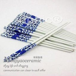 INPHIC-景德鎮特色 瓷器筷子 青花瓷筷 30雙