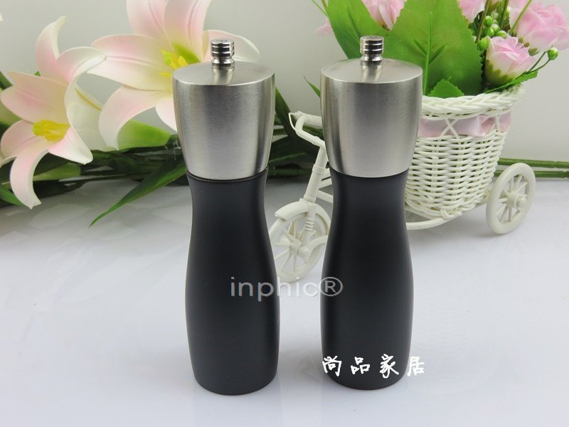 INPHIC-黑桃木制胡椒研磨器 胡椒磨 鹽磨 陶瓷機芯