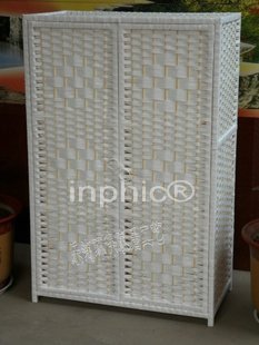 INPHIC-草藤編實木鞋櫃簡約簡易玄關櫃鞋架大容量收納鞋櫃