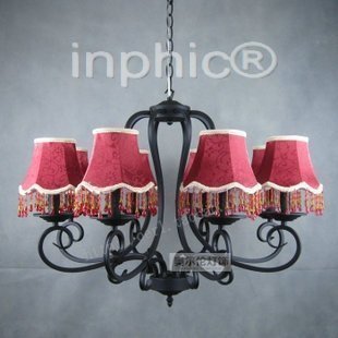 INPHIC-燈飾燈具 歐式吊燈 鐵藝吊燈 客廳歐式餐廳吊燈A 8頭 燈
