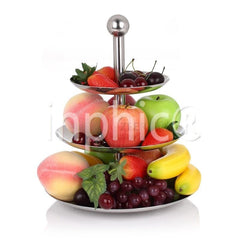 INPHIC-三層果盤不鏽鋼多層水果盤中秋創意客廳糖果盤點心盤婚慶酒吧用品 三層