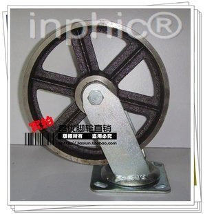 INPHIC-五金 加厚8吋鑄鐵輪 腳輪萬向輪 鐵輪子 耐高溫輪五金配件