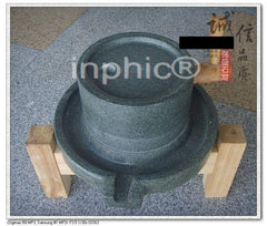 INPHIC-家用青石小石磨2030米粉機豆漿機配木架子石磨