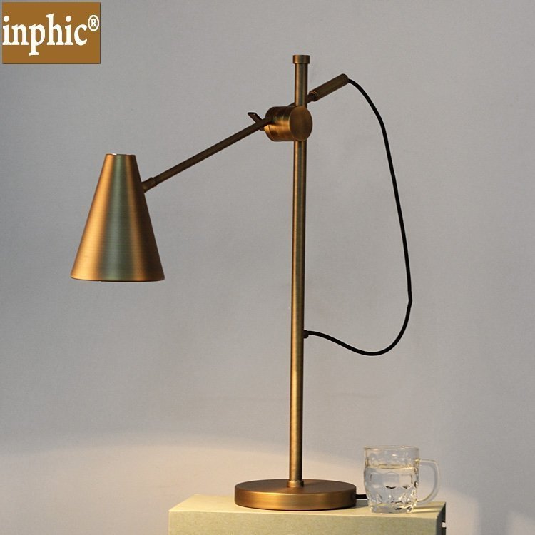 INPHIC-美式復古創意酒吧檯燈北歐鐵藝客廳臥室床頭裝飾十字架檯燈