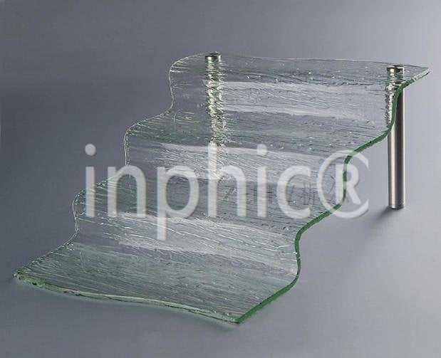 INPHIC-壓克力果盤 五層樓梯形點心架 四層壽司架 酒店自助餐多層食物架 4層