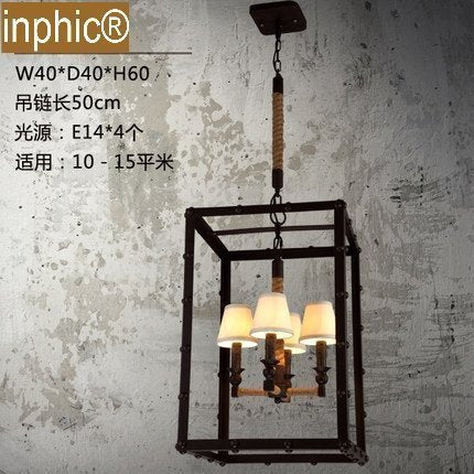 INPHIC-美式鄉村簡約工業風復古吊燈設計客廳餐廳吧臺吊燈 小款
