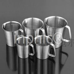 INPHIC-加厚不鏽鋼量杯奶杯拉花杯液體量杯 帶刻度 1L