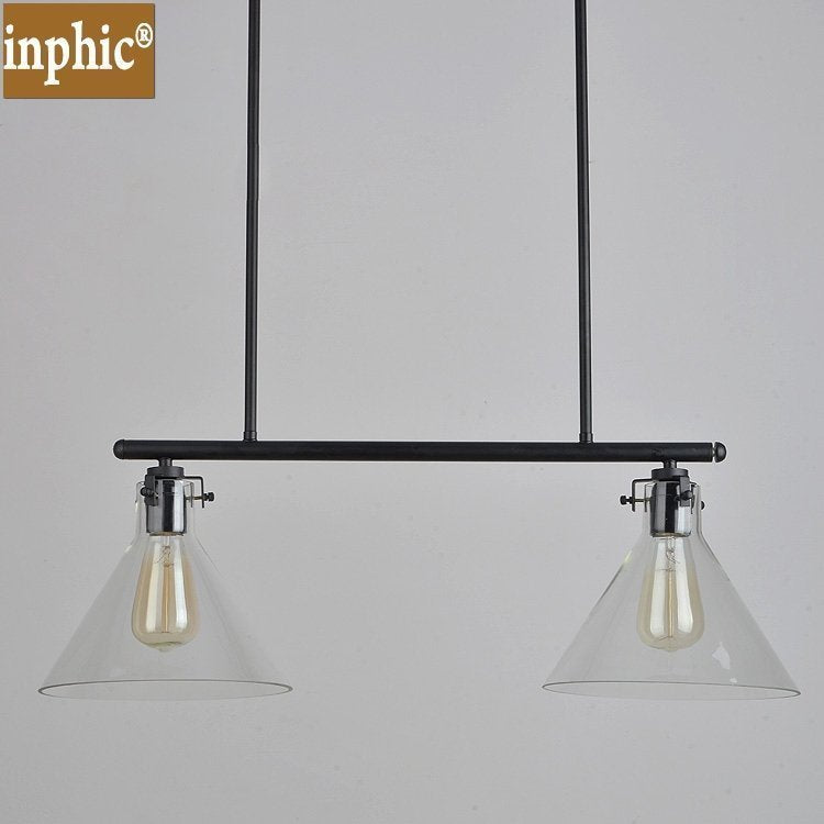 INPHIC-簡約玻璃吊燈美式創意鐵藝吊燈客廳餐廳臥室書房酒吧臺餐桌裝飾燈