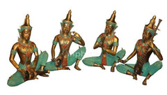 INPHIC-宗教 東南亞 家居飾品 泰國風格 泰式木雕 擺飾 工藝品 銅藝 跳舞個