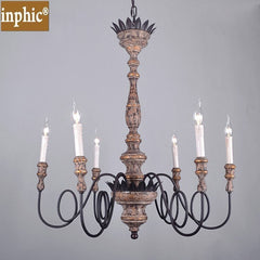 INPHIC-美式鄉村木頭工業風復古吧臺餐廳歐式創意巴伐利亞吊燈客廳吊燈