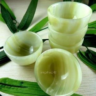 INPHIC-天然玉石茶碗功夫茶杯玉雕茶具高檔玉器酒杯酒具