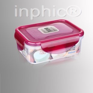 INPHIC-長方形密封盒 保鮮盒 飯盒 可冷凍 280ML10個一包裝