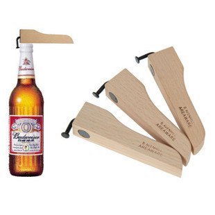 INPHIC-櫸木環保簡易 釘子開瓶器 原木頭酒瓶啟 附磁吸 5個