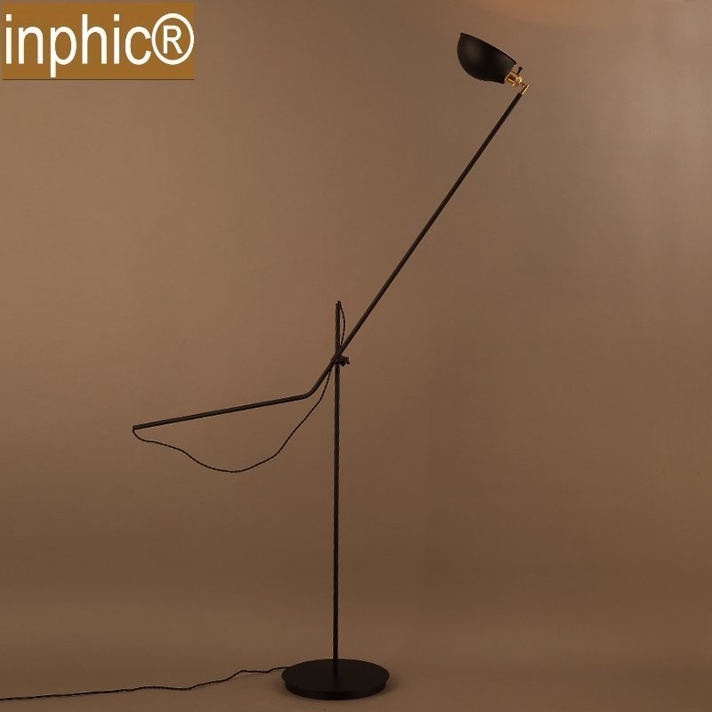 INPHIC-Loft設計款復古美式落地燈可調節臥室餐廳鐵藝創意燈具