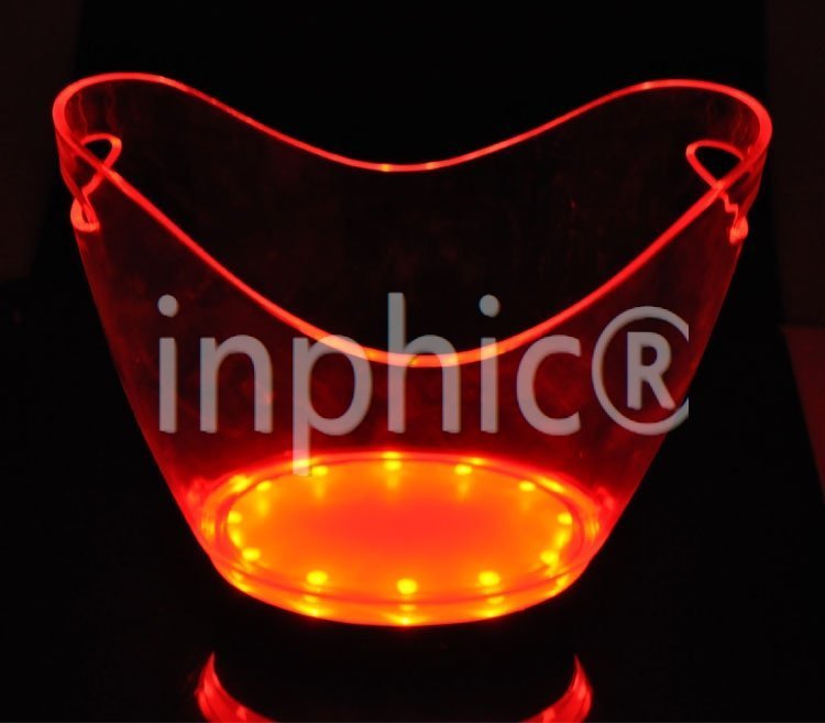 INPHIC-10L大容量LED香檳桶 冰桶 發光冰桶 大元寶香檳桶 特大啤酒冰桶
