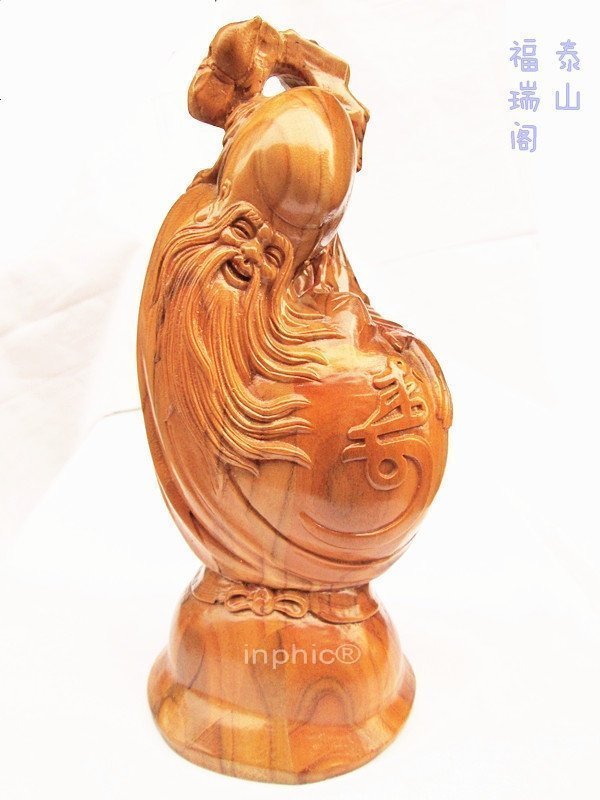 INPHIC-宗教 開光桃木壽星擺件 家具擺飾 老人賀壽 鎮宅避邪 增福增壽