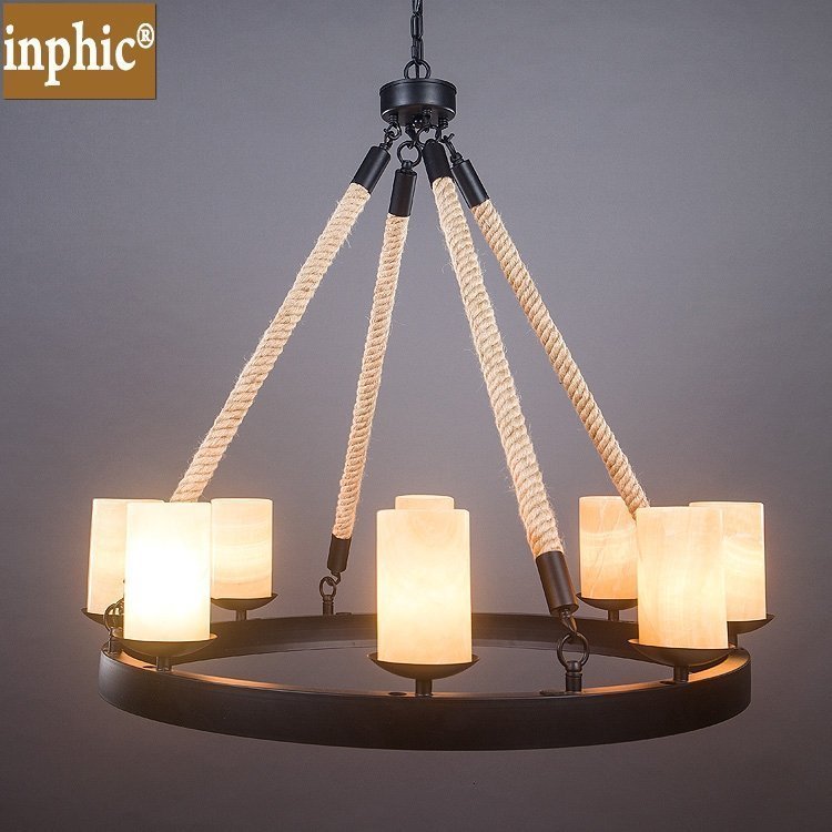 INPHIC-復古工業風鄉村風客廳書房咖啡廳歐式餐廳燭臺吊燈loft8頭