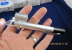 INPHIC-顯微鏡50倍 攜帶式 筆試 顯微鏡 放大鏡 附光源