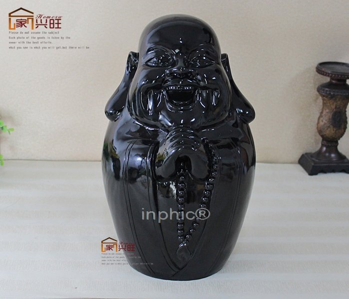 INPHIC-宗教 彌勒佛擺飾工藝品櫥窗精品擺飾2入笑面佛祖樹脂招財人物木雕客廳