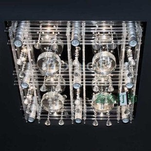 INPHIC-燈具現代簡約低壓水晶燈吸頂燈帶遙控LED客廳燈臥室燈