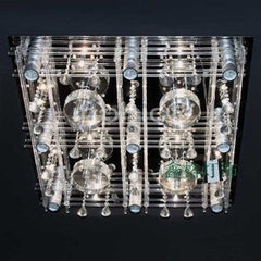 INPHIC-燈具現代簡約低壓水晶燈吸頂燈帶遙控LED客廳燈臥室燈