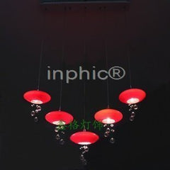 INPHIC-新款餐吊燈 水晶紅色餐吊燈 現代簡約餐廳燈具 吧臺檯燈餐燈