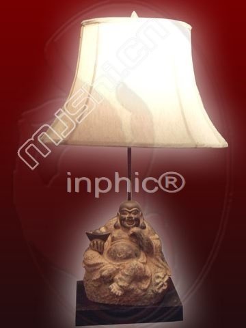 INPHIC-現代中式 燈具 新古典 復古 裝飾客廳書房 檯燈布袋羅漢