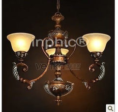 INPHIC-歐式復古典復古燈具 美式樹脂鐵藝3頭吊燈臥室餐廳客廳燈飾