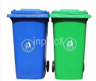 INPHIC-100L 120L 240L環保垃圾桶 附蓋 大款垃圾桶 塑膠加厚戶外垃圾桶