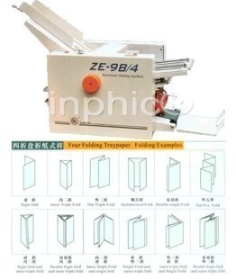 INPHIC-折頁機 折紙機 小型、辦公折頁機