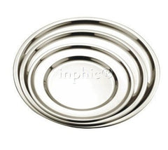 INPHIC-圓形碟不銹鋼盤 盆 平盆 餐盤 餐碟