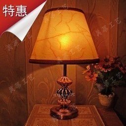 INPHIC-中式檯燈 床頭臥室檯燈 雕花鋁制檯燈