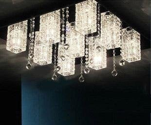 INPHIC-吸頂燈 現代簡約風格 燈具燈飾 客廳燈 水晶燈 水晶柱9頭12頭