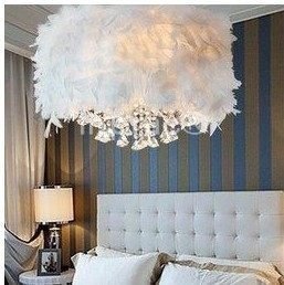 INPHIC-現代吊燈 水晶吸頂燈 臥室燈 鉆石水晶羽毛吸頂燈 客廳燈