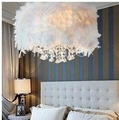 INPHIC-現代吊燈 水晶吸頂燈 臥室燈 鉆石水晶羽毛吸頂燈 客廳燈