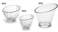 INPHIC-PC壓克力條紋斜口果盤 沙拉碗 斜口試管碗9273/9274 9273