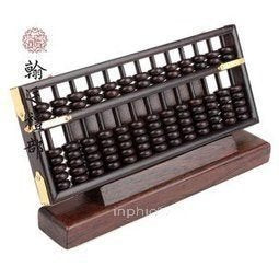 INPHIC-紅木算盤精打細算黑檀木算盤工藝品