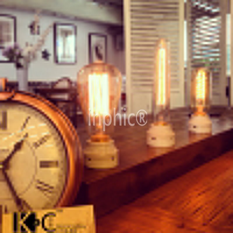 INPHIC-復古愛迪生vintage進口實木檯燈床 簡約檯燈咖啡館板磚