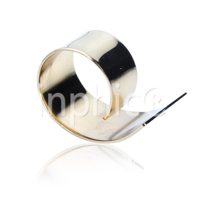 INPHIC-金色6字鐵電鍍螺旋餐巾圈 餐巾扣 口巾環西餐扣餐巾環酒店宴會31#