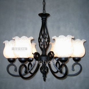 INPHIC-歐式吊燈 田園風格燈具 客廳鐵藝燈吊燈 餐廳燈 臥室 燈具燈飾