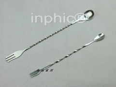 INPHIC-不鏽鋼 12寸長調棒 咖啡 奶茶 攪拌棒 調合勺 調酒匙 勺叉