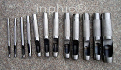 INPHIC-3-19mm 皮帶沖頭皮帶皮帶打孔器圓沖12支裝